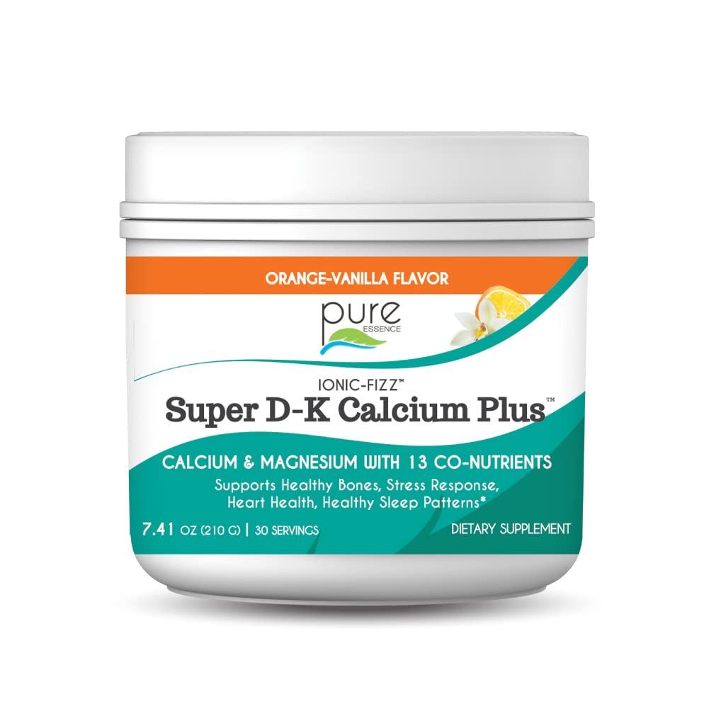 PURE ESSENCE LABS Ionic Super D-K Calcium Plus Powder 7.41 oz