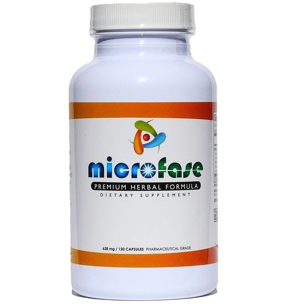 Microfase Premium Herbal Formula Intestinal Cleanse for Humans and Pets Capsule 120 Count