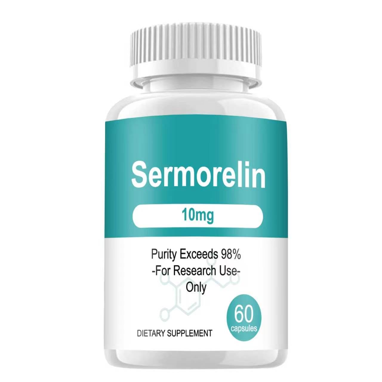 LongVt Sermorelin Research Peptide Capsule, 60 Count
