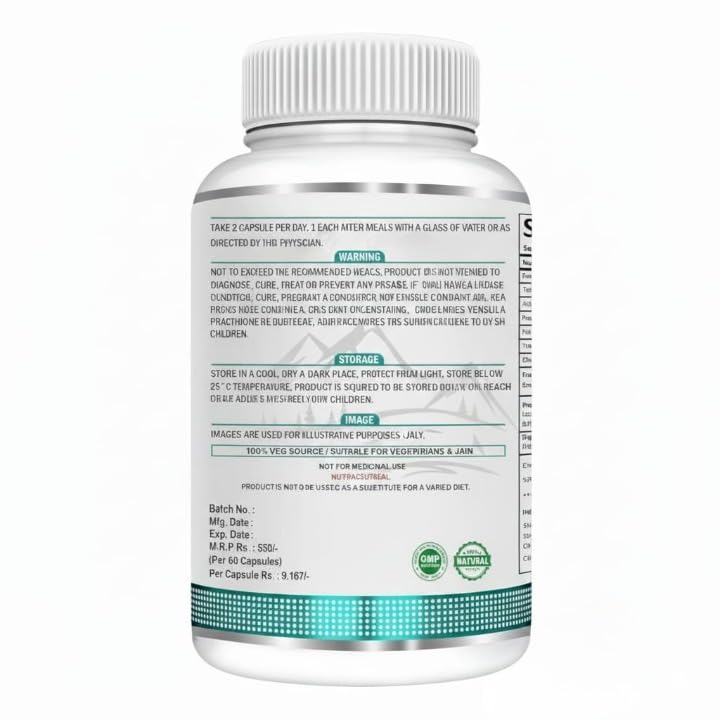 Generic Forever Chelated Iron Folic Acid with VIT.C, VIT B6, VIT B9, VIT B12 Capsules, 60 Count