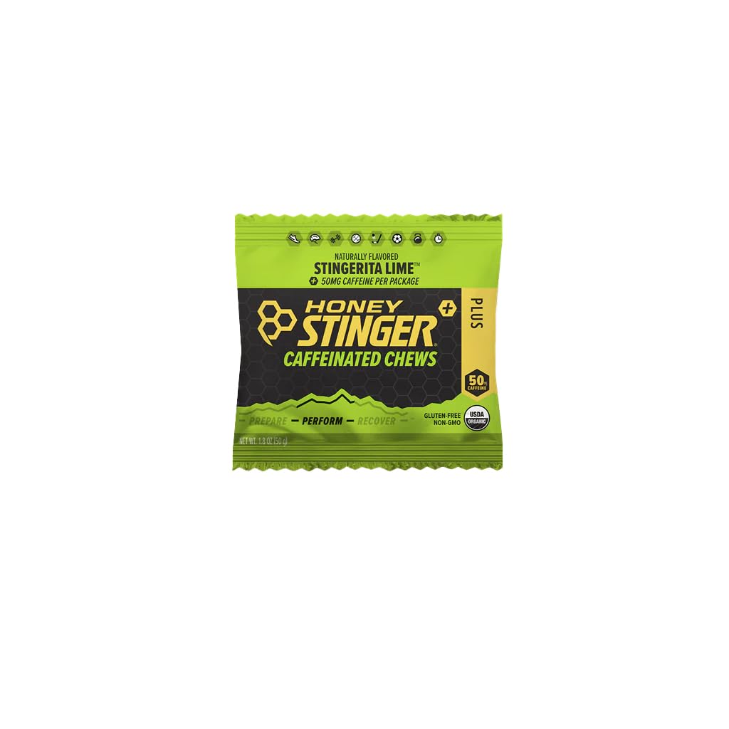 Honey Stinger Caffeinated Energy Chews 12-Pack Stingerita Lime