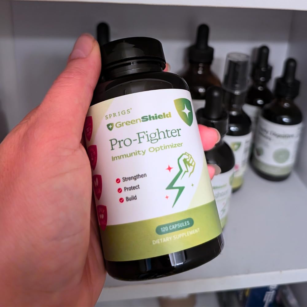 SPRIGS Pro-Fighter Immune Support Supplement Capsule, 120 Count