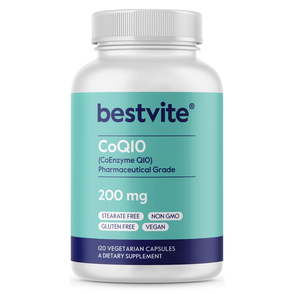 BESTVITE CoQ10 200mg Capsules, 120 Count