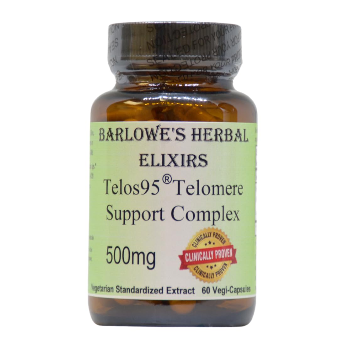 Barlowe's Herbal Elixirs Telos95 Telomere Support Complex Powder 60 Count