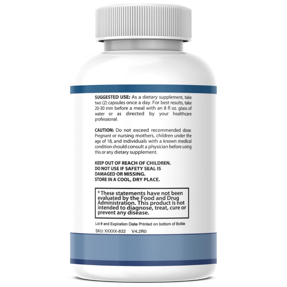 SuppNature Berberine Supplement 1200mg Berberine HCL Capsules, 60 Count