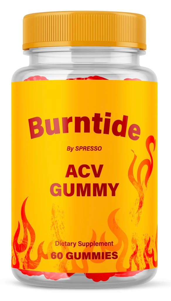 SPRESSO Burntide Supplement Gummies for Overall Wellness, 60 Gummies