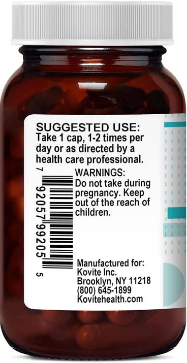 Kovite Organic Chaste Tree Berry 400 mg Capsules, 90 Count