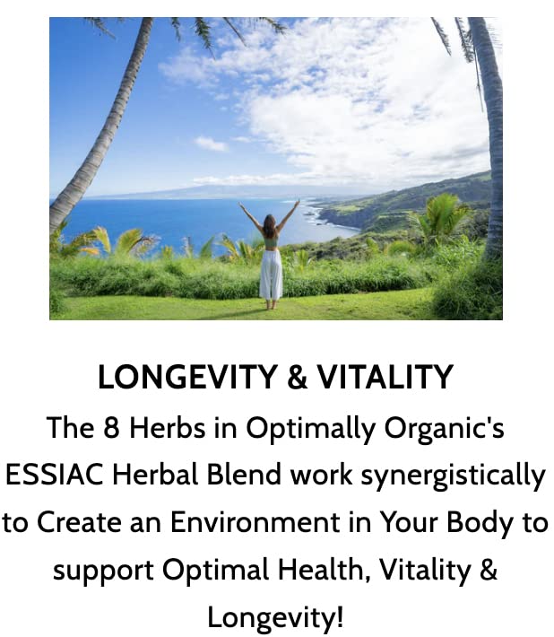 Optimally Organic ESSIAC Tea 8-Herb Powder, 8 oz