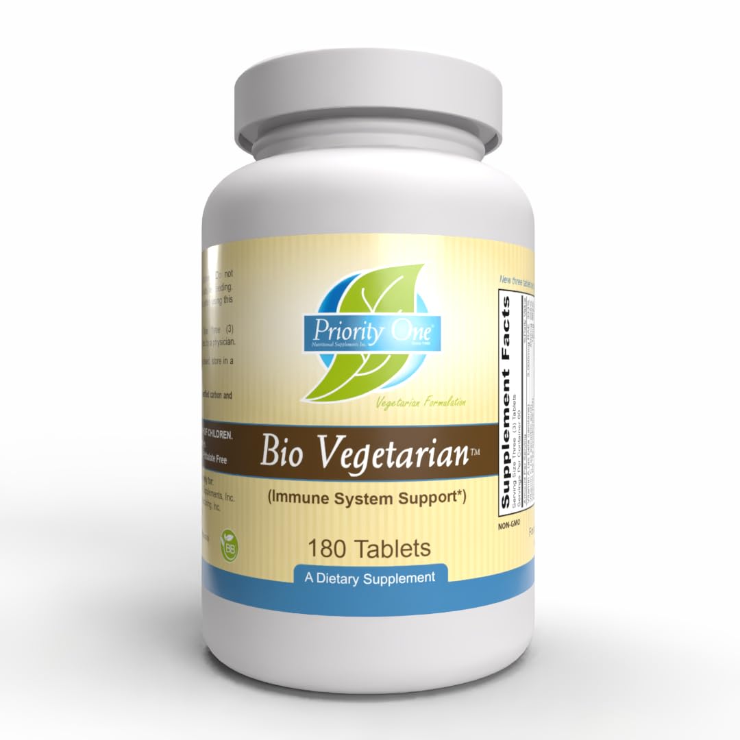 Priority One Vitamin C Bio Vegetarian Tablets 180