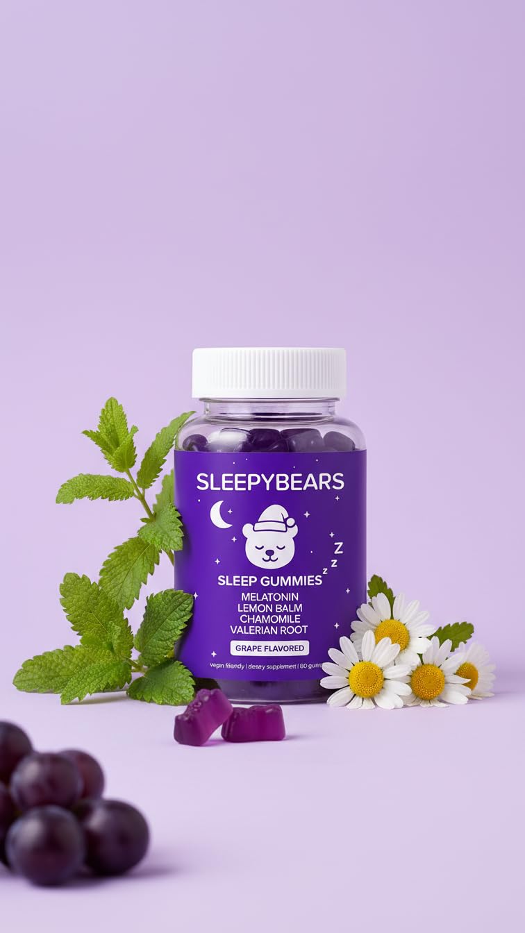 Curvy Body Bears SleepyBears Sleep Gummies, 60 Gummies