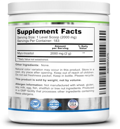 Zazzee Myo-Inositol Powder, 2