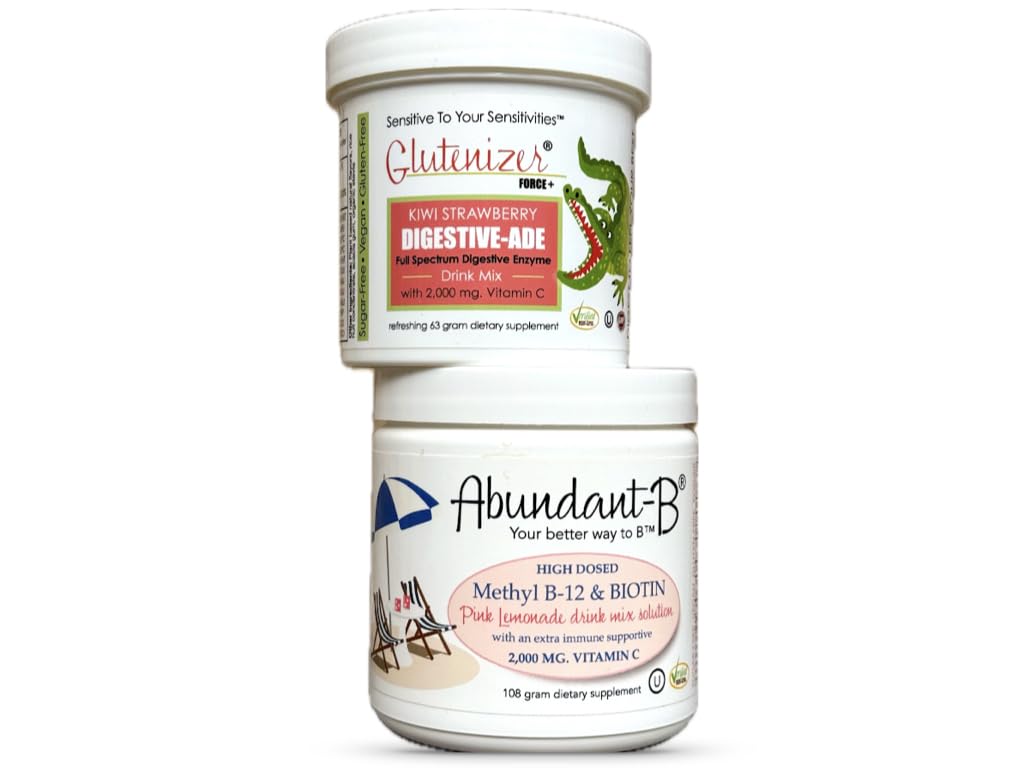 Sufficient-C Abundant-B & Glutenizer Force Plus Powder, 0.5 Ounce (Pack of 2)