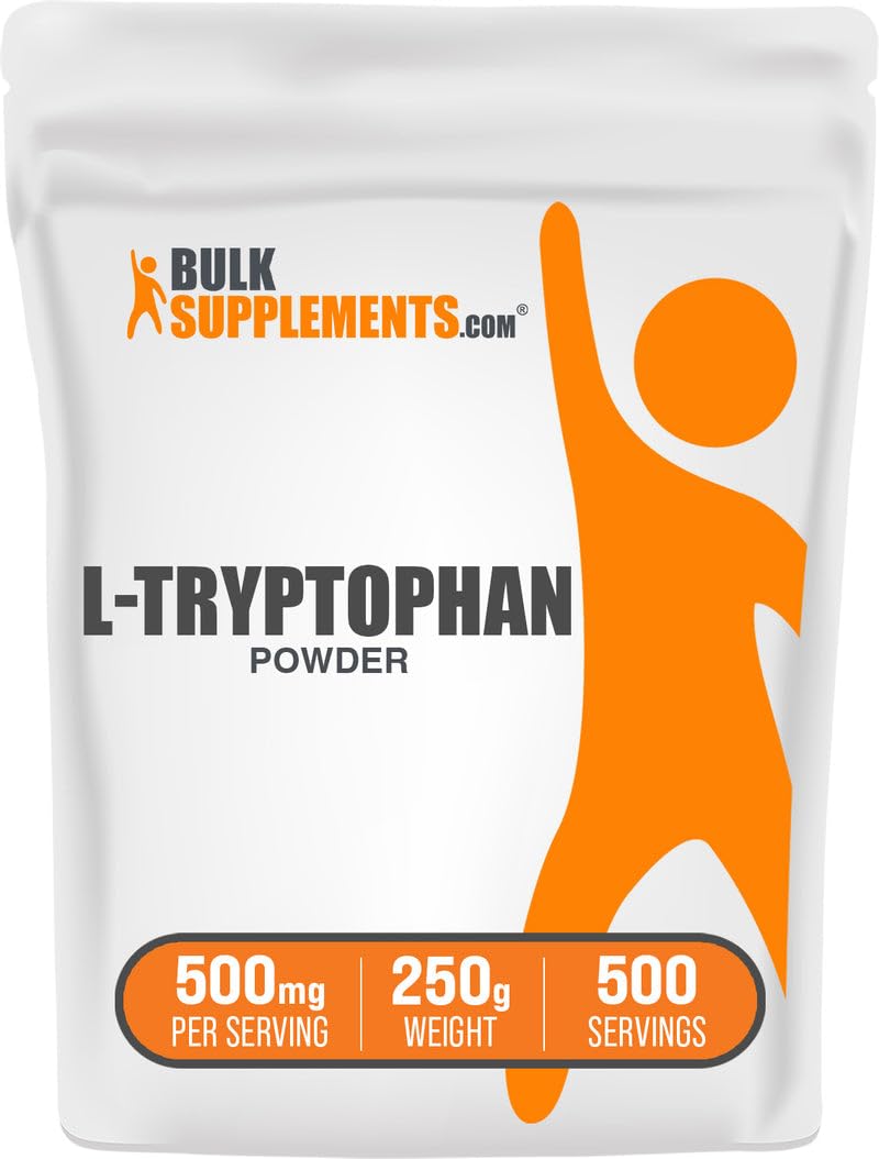 BulkSupplements L-Tryptophan Powder, 8.82 oz