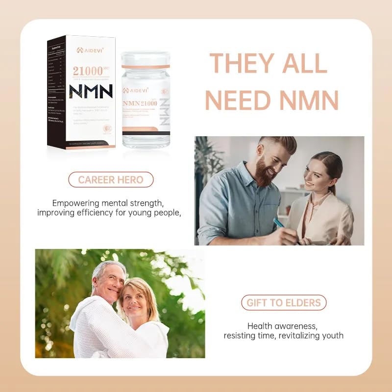 AIDEVI NMN21000 Supplement 300mg Capsule 70 Count