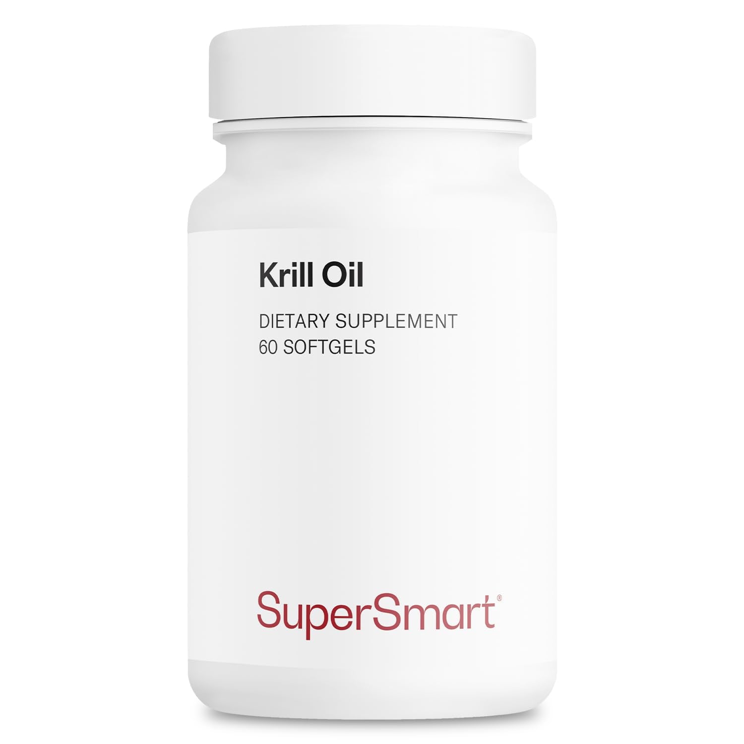 Supersmart Krill Oil Supplement 60 Softgels