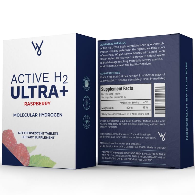 Purative Active H2 Ultra+ Hydrogen Water Tablet, 60 Tablets