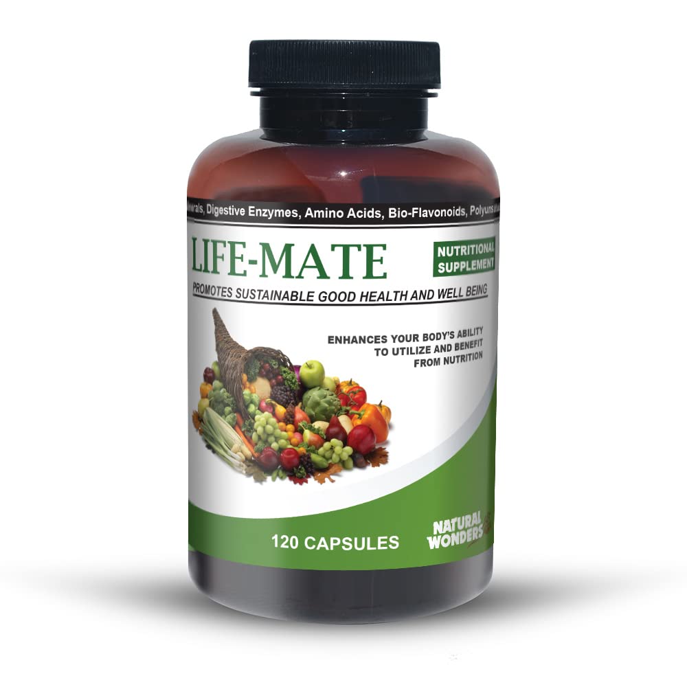 Natural Wonders Life Mate Multivitamin Supplement Prenatal Multivitamins for Women with Nutritional and Immune Support, 120 Capsules