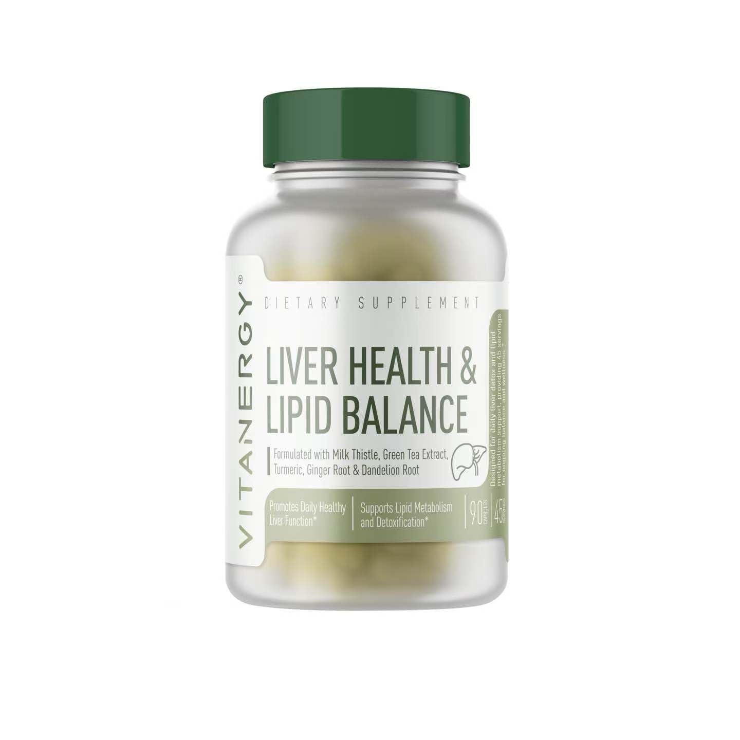 Vitanergy Liver Health & Lipid Balance Capsules, 90 Count