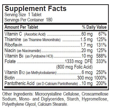Dialyvite 800 Multi-Vitamin Supplement for Dialysis Patients, 180 Tablets