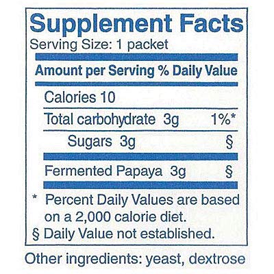 Immun age 100% Japanese Fermented Papaya Powder Packets - 90 Packets