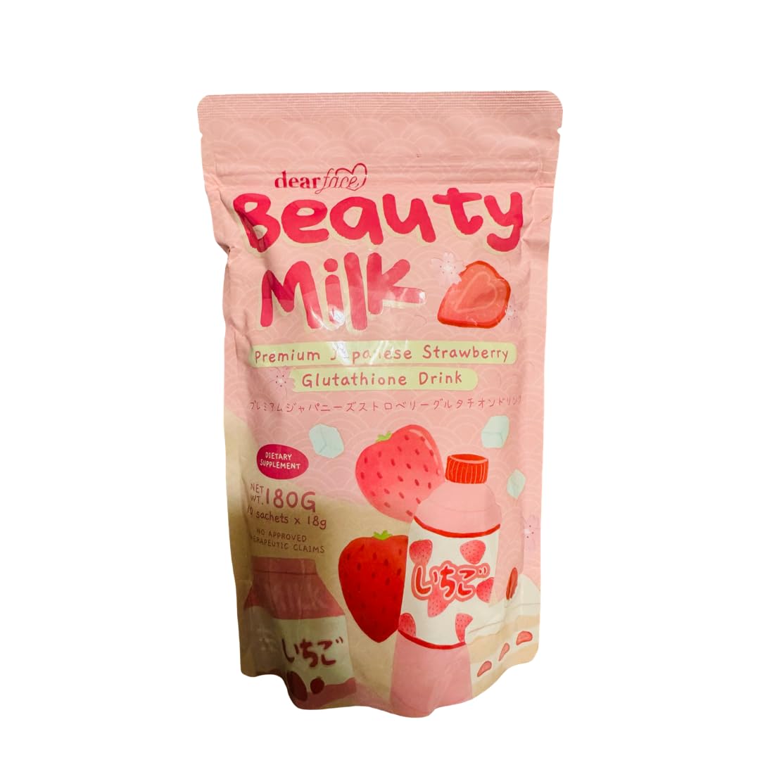 Beauty Milk Dear Face Collagen Glutathione Drinks Powder 17.6