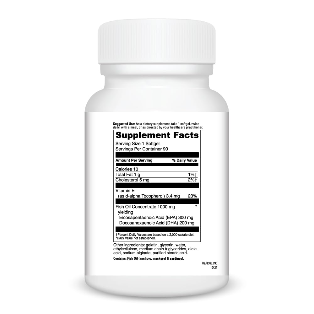DNAVITE Omega-3 Fish Oil Supplement 90 Softgels