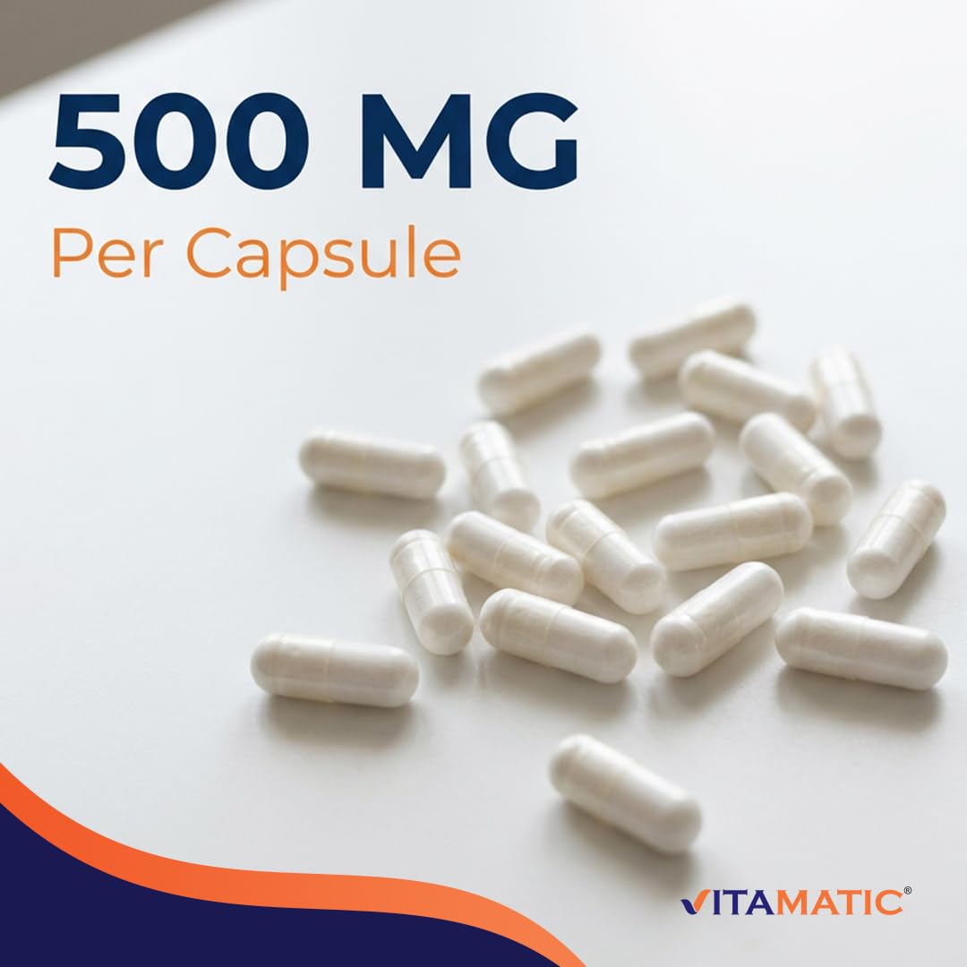Vitamatic Acetyl L-Carnitine 500mg Capsules, 240 Count