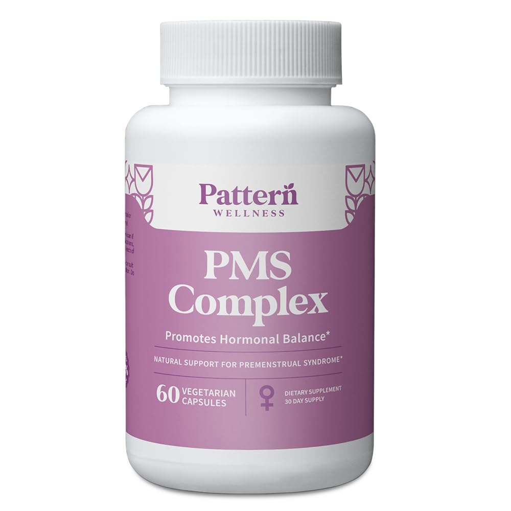 Pattern Wellness PMS Complex Monthly Cycle Wellness Support Vegan Capsules 60