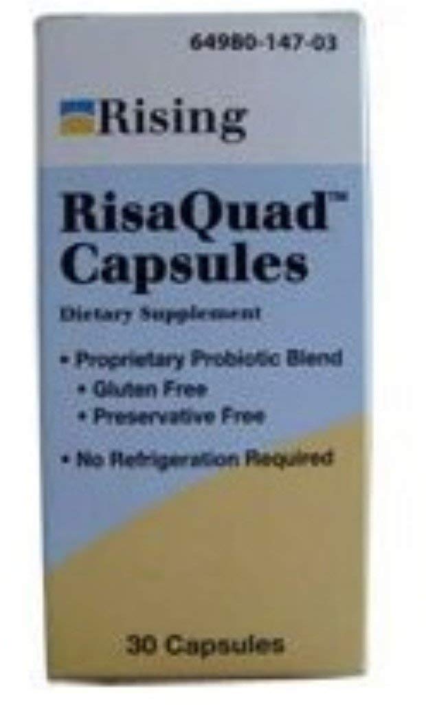 Rising Risaquad Probiotic Dietary Supplement Capsule 60 Capsules