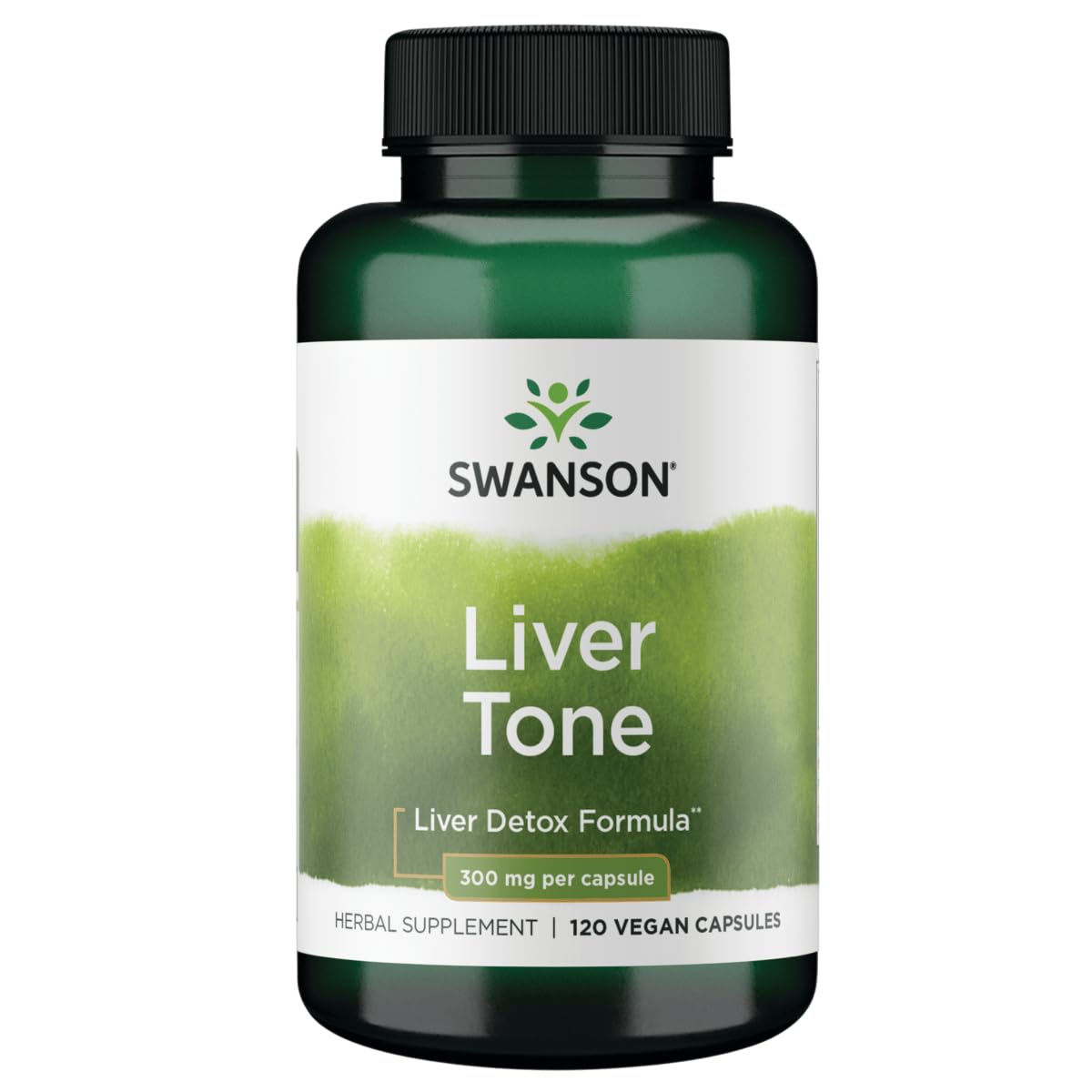 Swanson Liver Tone Liver Detox Formula 300 Milligrams Capsule, 120 Veg Capsules