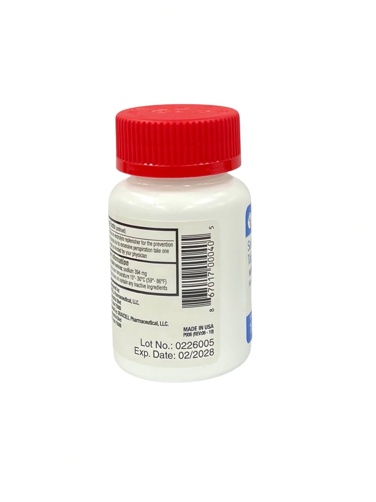 Graxcell Sodium Chloride Tablets, 100 Count