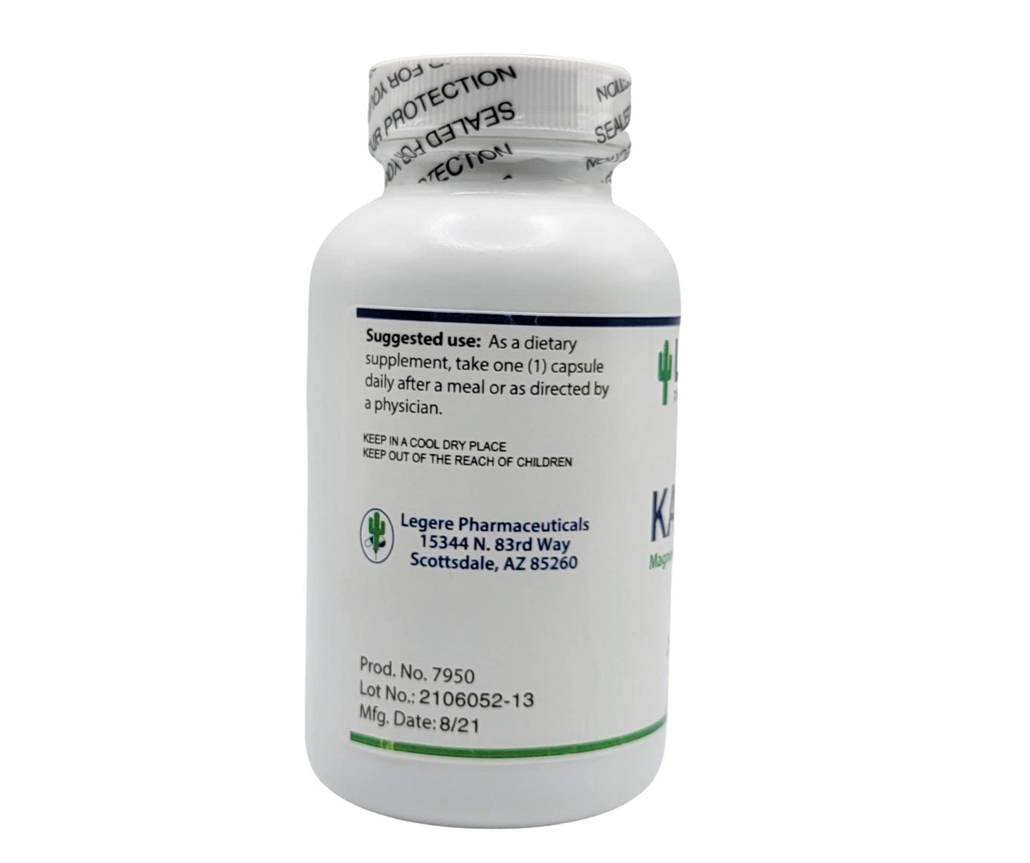 Legere Pharmaceuticals KATO Plus Magnesium Potassium Aspartate Capsule, 1 Count