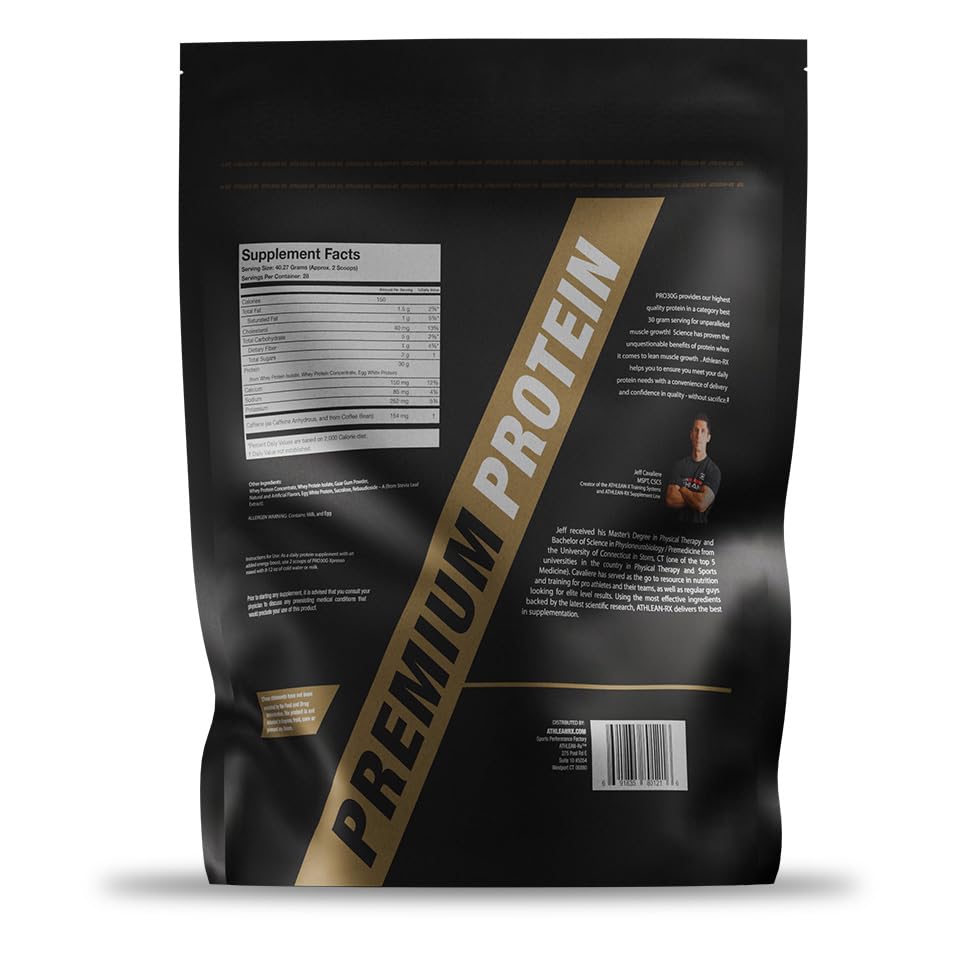 ATHLEAN-RX Xpresso Premium Caffeinated Protein Powder Cinnamon Dolce Latte, 2.78 lb