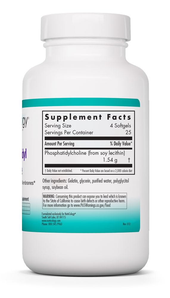 Allergy Research Group Phosphatidyl Choline 385 mg Softgel Capsules 100 Count