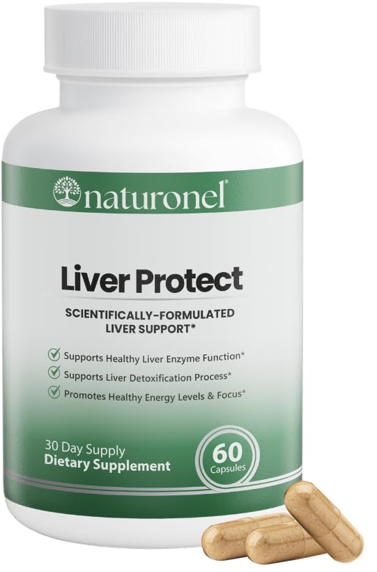 Naturonel Liver Protect – Liver Cleanse Detox & Repair Capsule, 60 Count