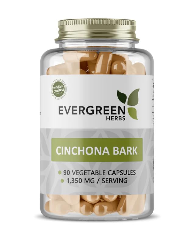 Evergreen Herbs Cinchona Capsules 90 Count