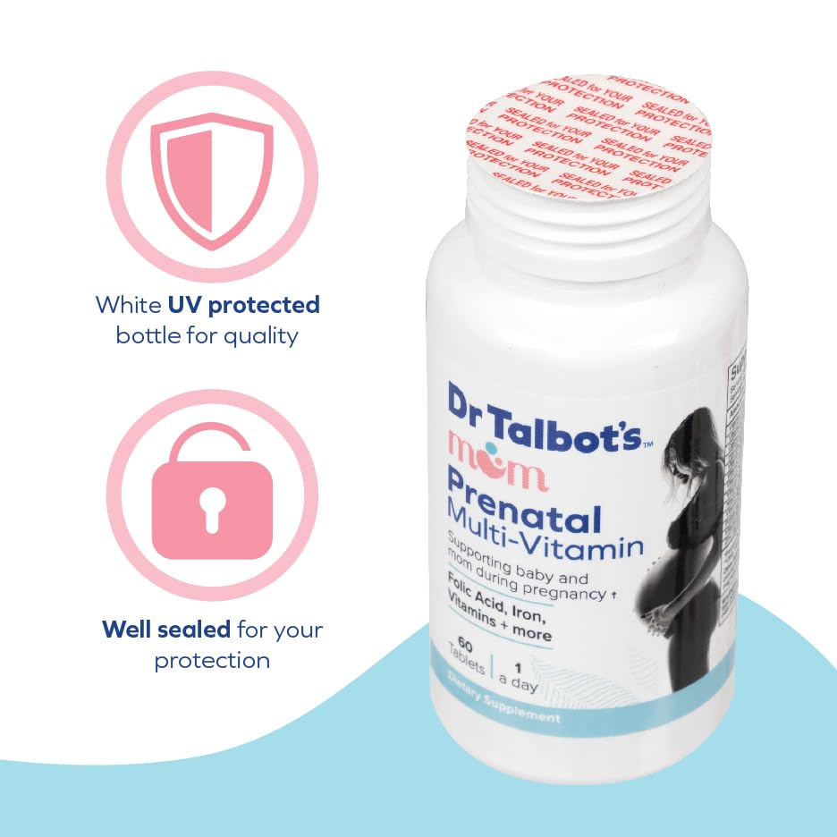 Dr. Talbot's Mom Prenatal Multi-Vitamin Tablets, 60 Count