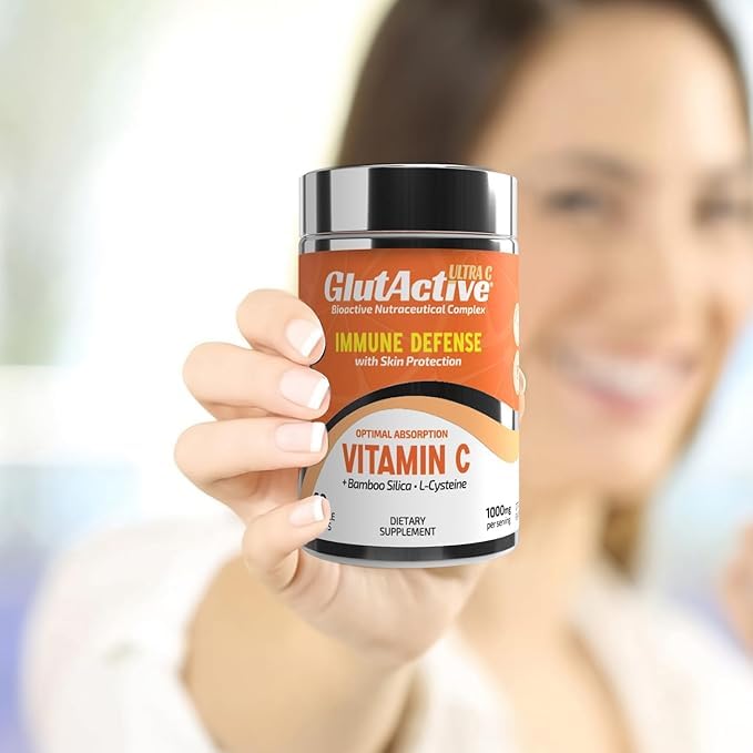 GlutActive Ultra Vitamin C 1,000mg Tablets 30