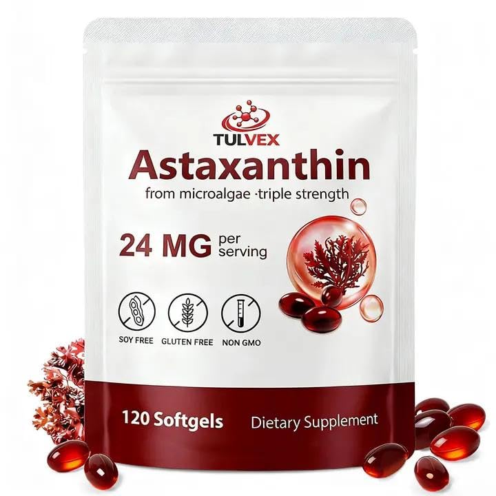 Tulvex Astaxanthin 24mg Softgels 120 Softgels