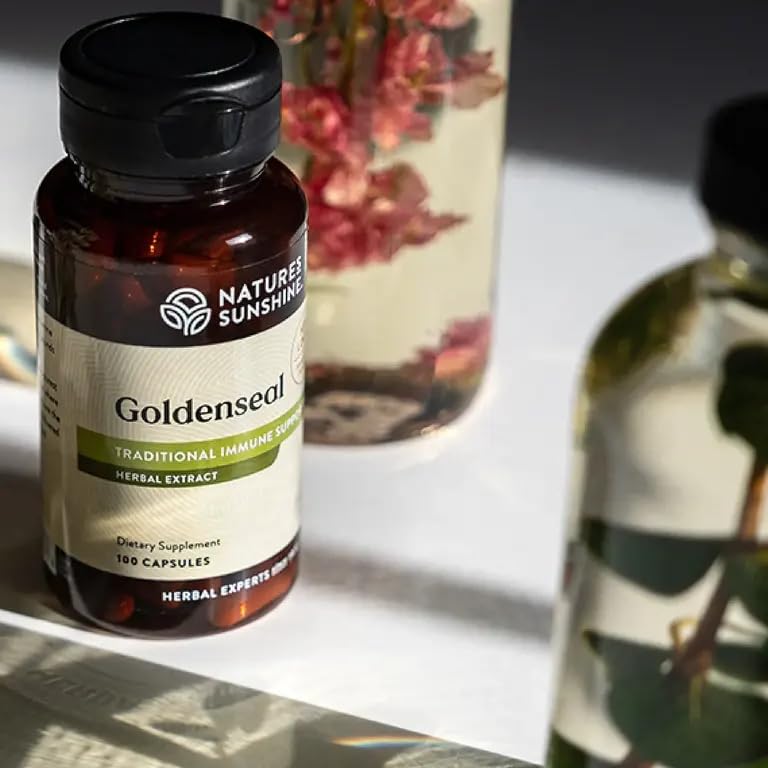 Nature's Sunshine Golden Seal Capsules, 100 Capsules
