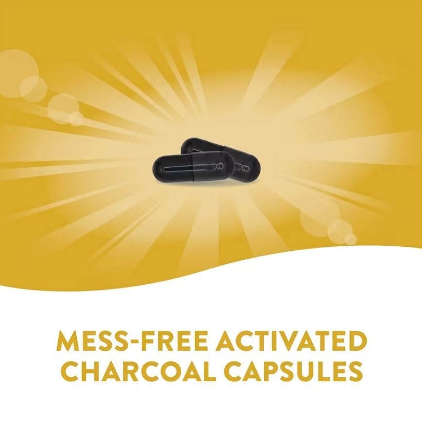 Nature's Way Activated Charcoal Intestinal Cleanser Capsule, 260 mg, 300 Capsules