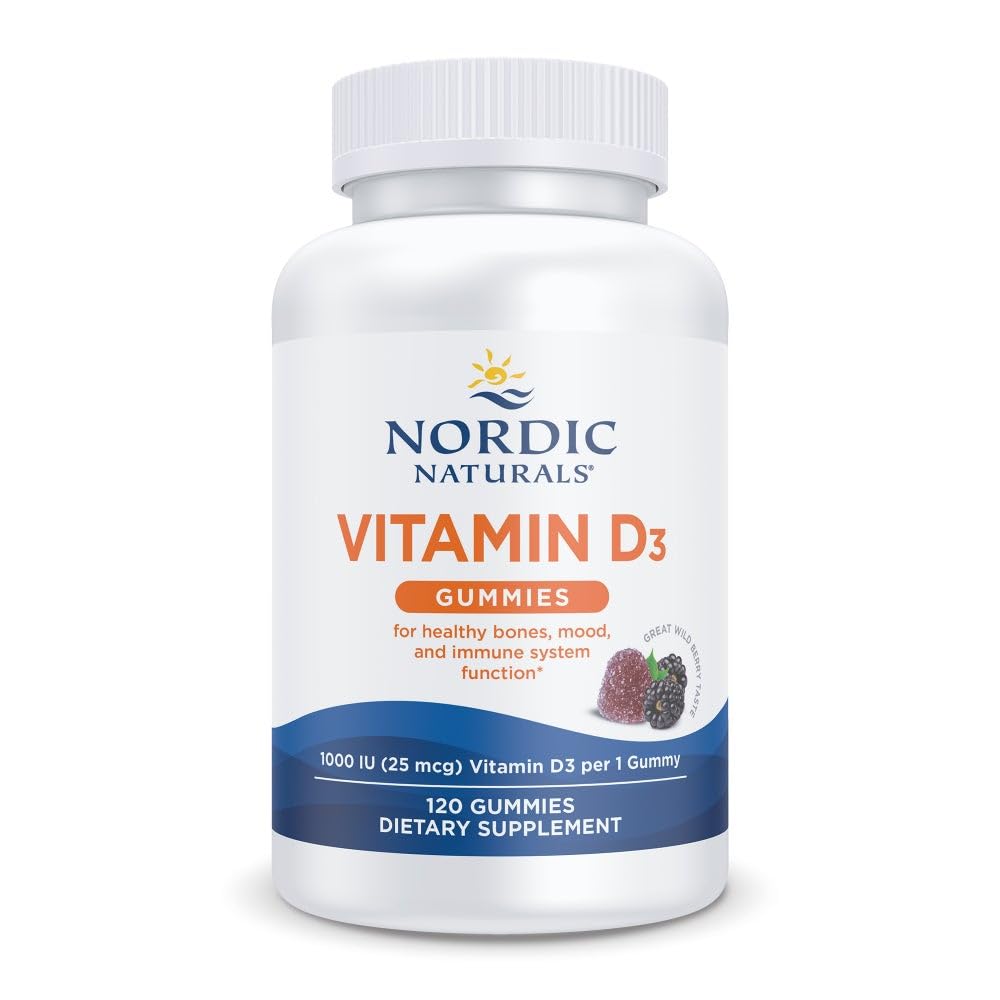 Nordic Naturals Vitamin D3 Gummies 120 Count