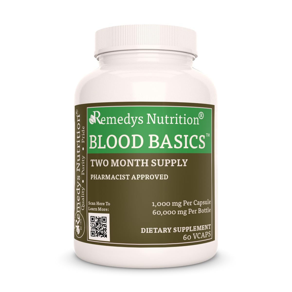 Remedy’s Nutrition Blood Basics 60 Capsules
