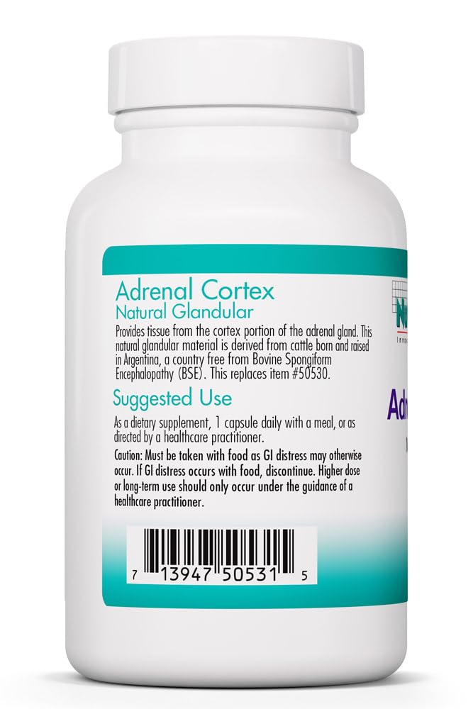 Allergy Research Group Adrenal Support Supplement for Men & Women Capsule 100 Count