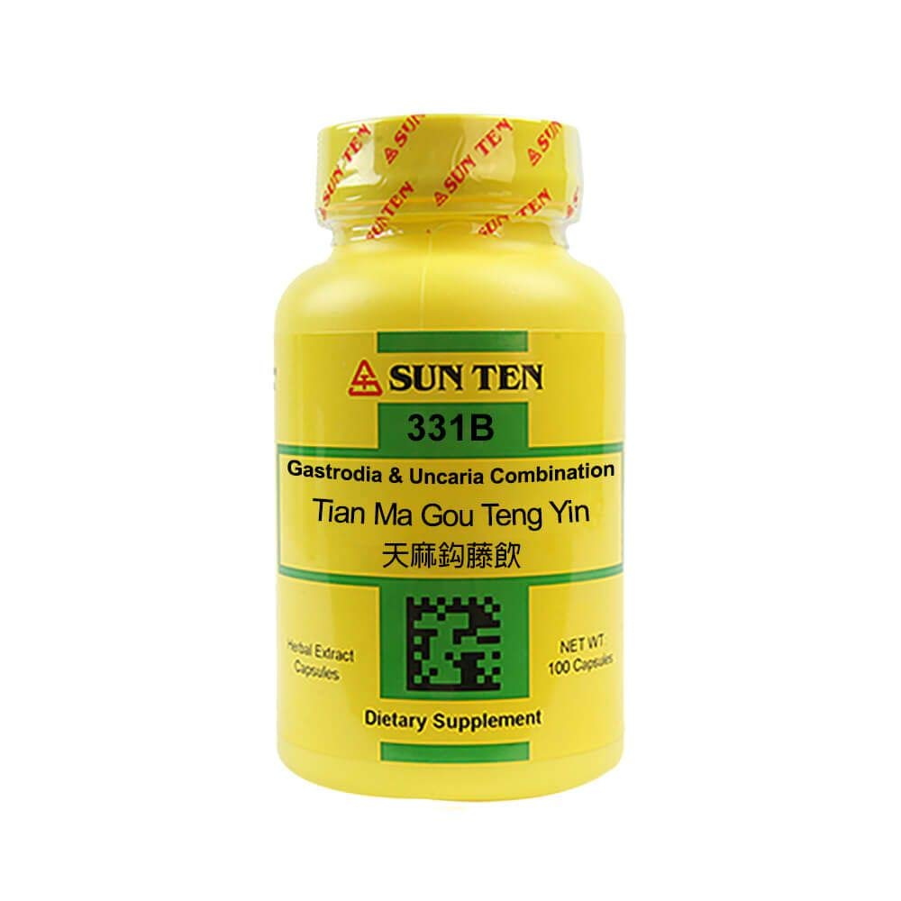 Sun Ten Gastrodia & Uncaria Combination Capsules 100 Count
