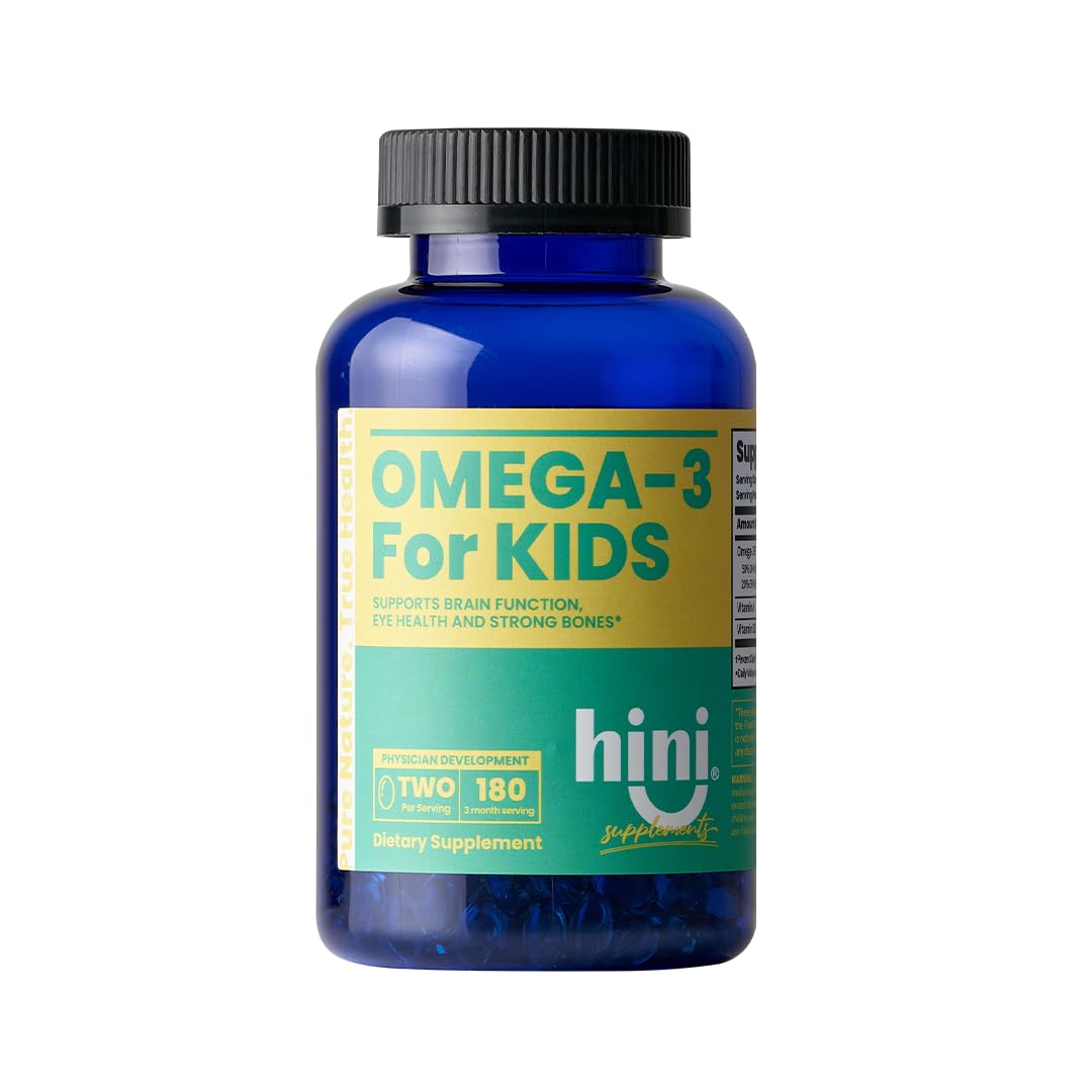 HINI Omega-3 for Kids Capsule 180 Count