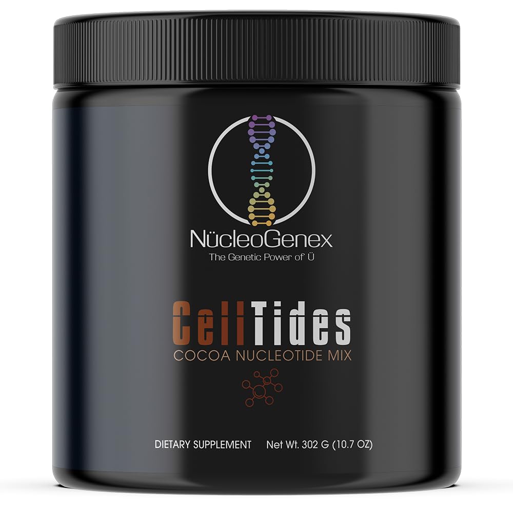 NucleOGenex CellTides Cocoa Flavor Nucleotide-Based Nutritional Supplement, Powder, 10.7 oz