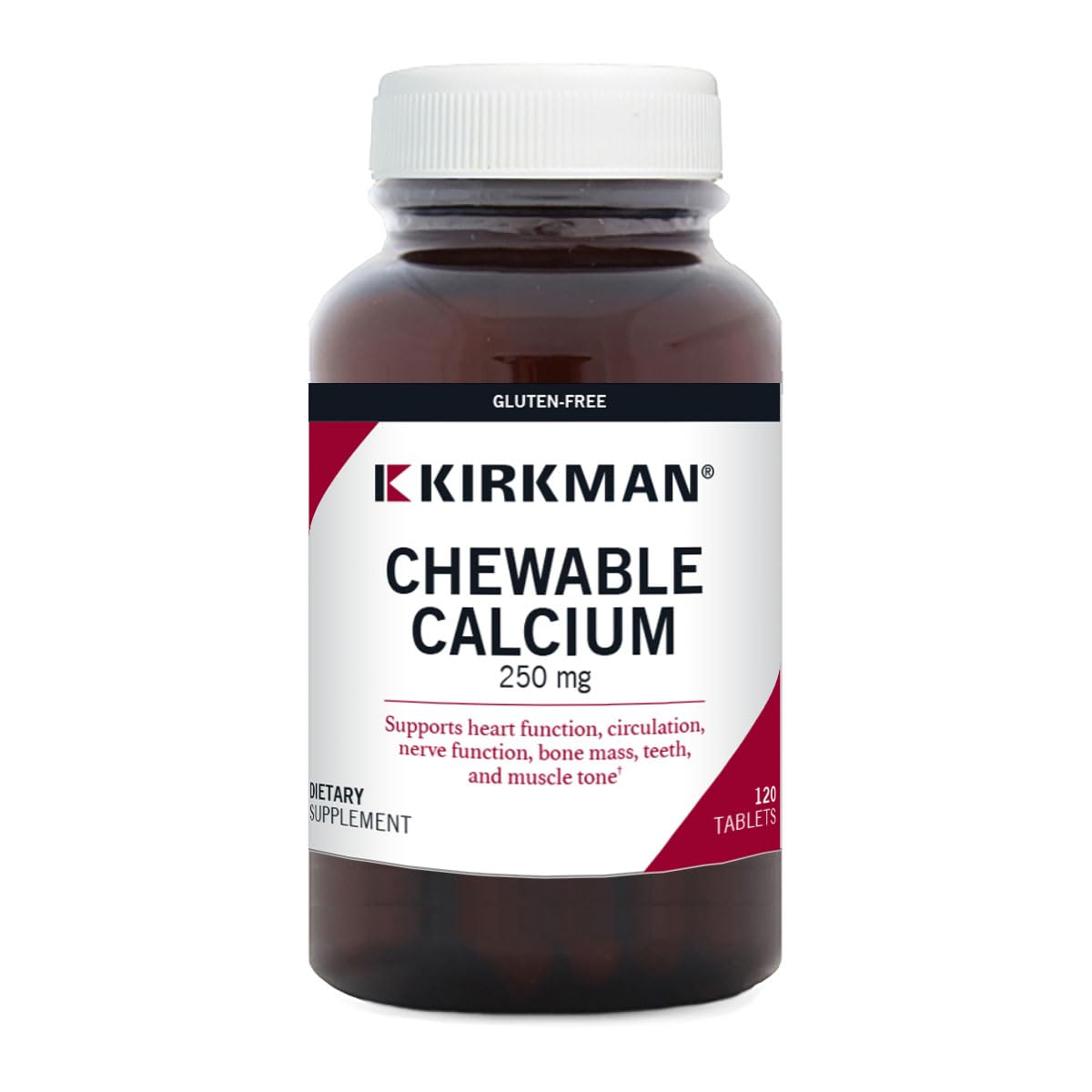 Kirkman Calcium 250mg with Vitamin D3, 120 Tablets