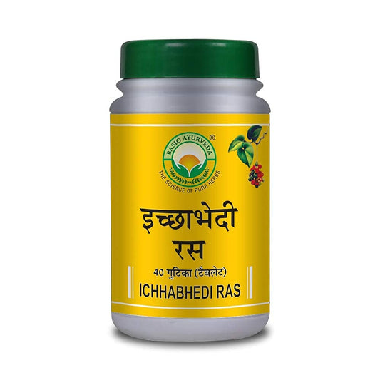 iqra Basic Ayurveda Ichhabhedi Ras Tablet, 40 Tablets