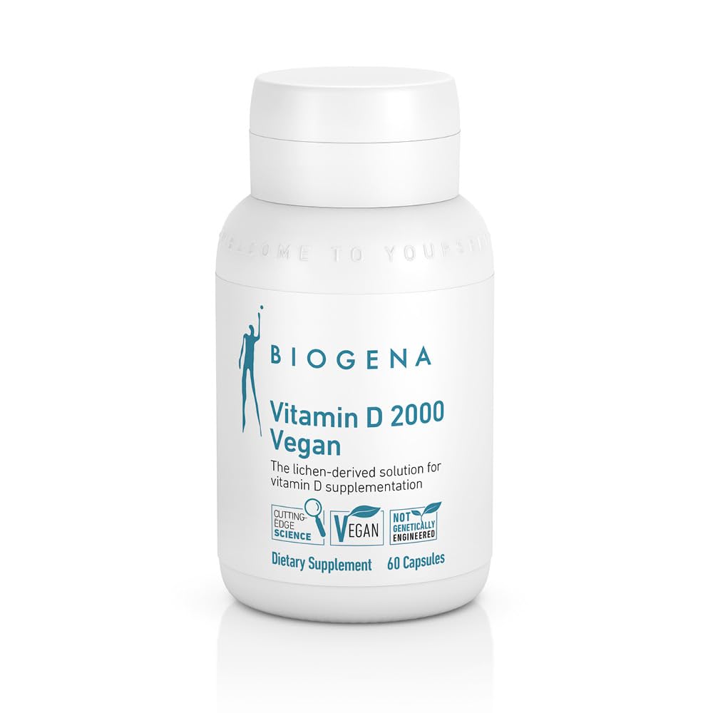 Biogena Vitamin D 2000 Vegan Formula Vitamin D3 Capsule, 60 Capsules